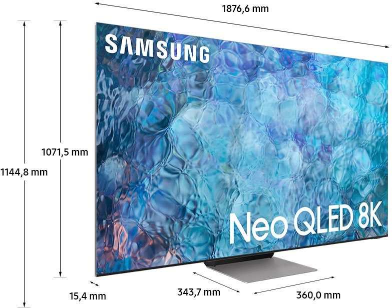 Samsung Premium GQ85QN900AT QLED-Fernseher (214 cm/85 Zoll, 8K, Smart-TV, HDR 4000,Neo Quantum 8K,Quantum Matrix Technologie Pro,Infinity Screen)