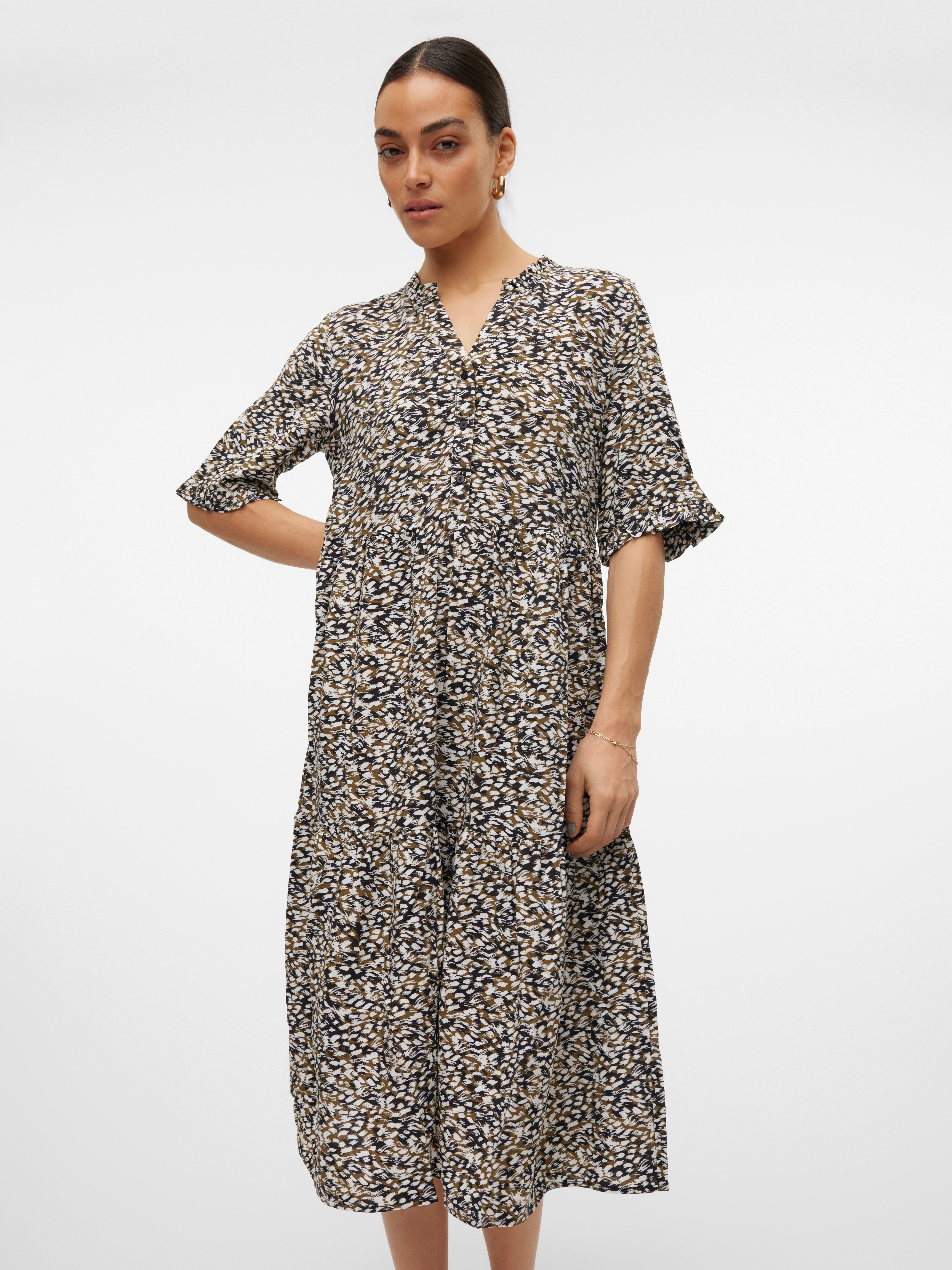 VMEASY Langes Kleid