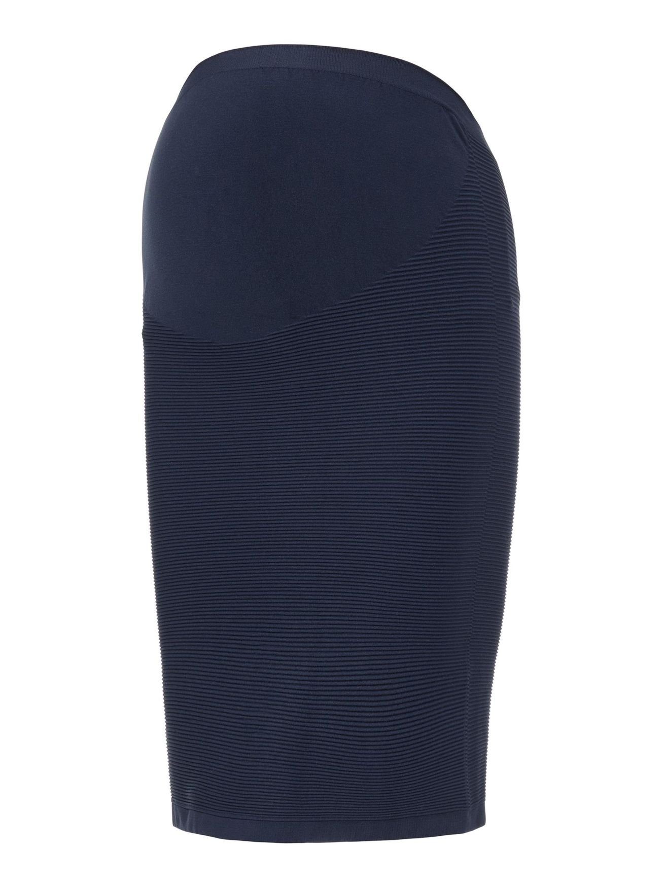 Mamalicious Umstandsrock Elastischer Bleistiftrock Umstandsmode 3114 in Navy