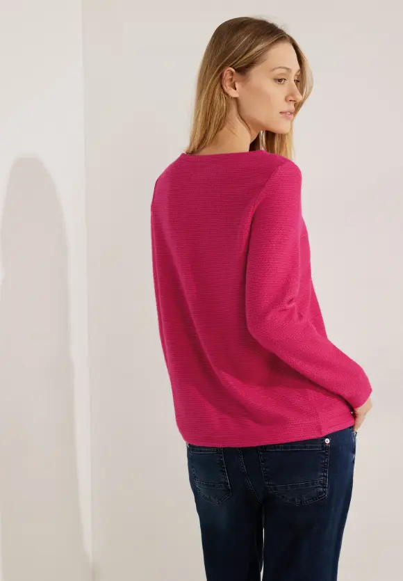 CECIL Struktur Langarmshirt