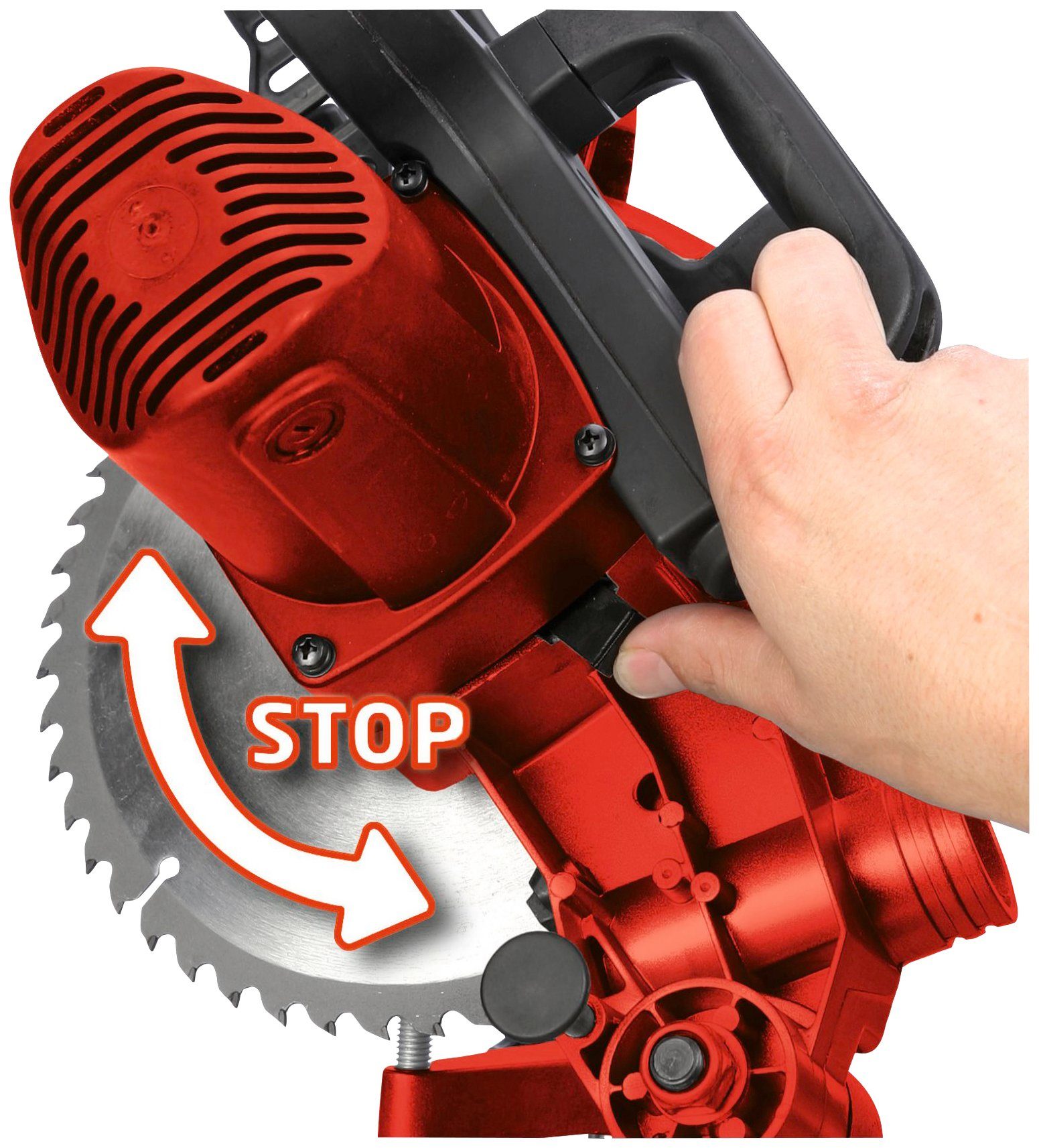 Einhell Kapp- und Gehrungssäge TC-MS 2112, 1400 W, 5000 U/min, Tischverlängerungen
