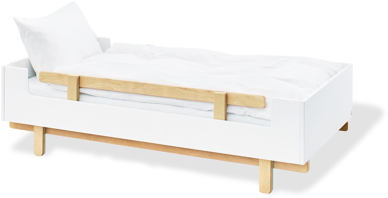 Pinolino® Babymöbel-Set Boks, (Spar-Set, 2-St., Kinderbett, Wickelkommode), extrabreit; mit Kinderbett und Wickelkommode; Made in Europe