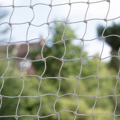 TIAKI Katzenschutznetz mit Drahtverstärkung, hellgrau