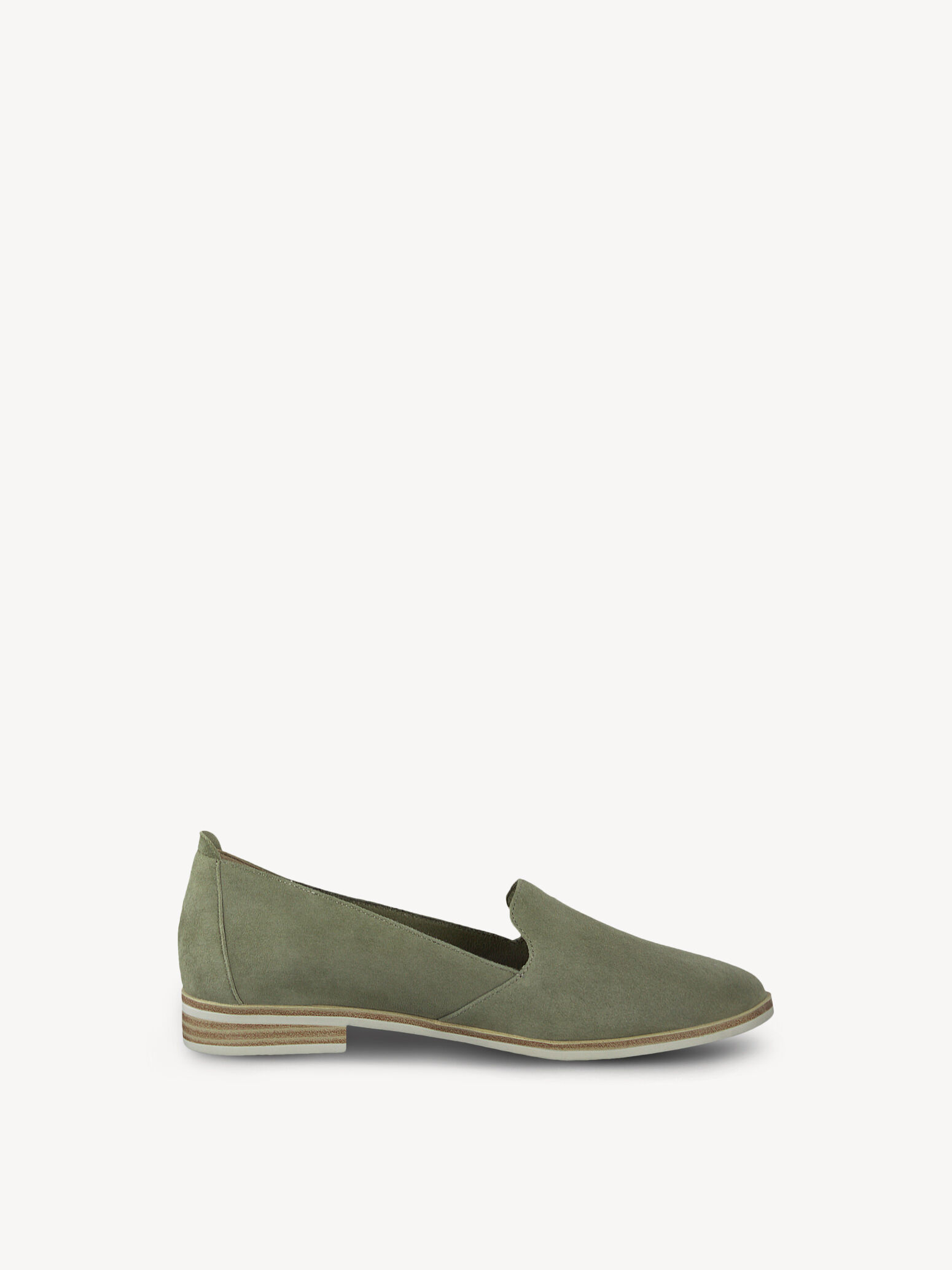 Slipper en cuir - vert
