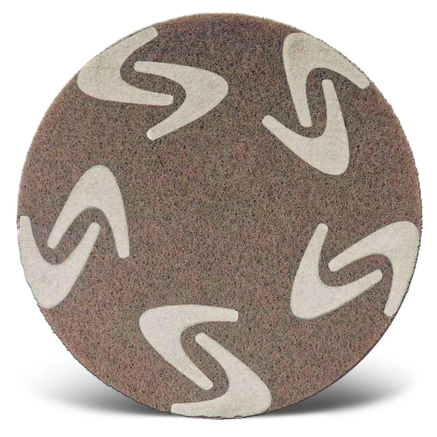 MENZER Polierpad Ø 406 mm Thunderpad für Einscheibenmaschinen, Nylon, 1 Stk., Step 3 (weiß)
