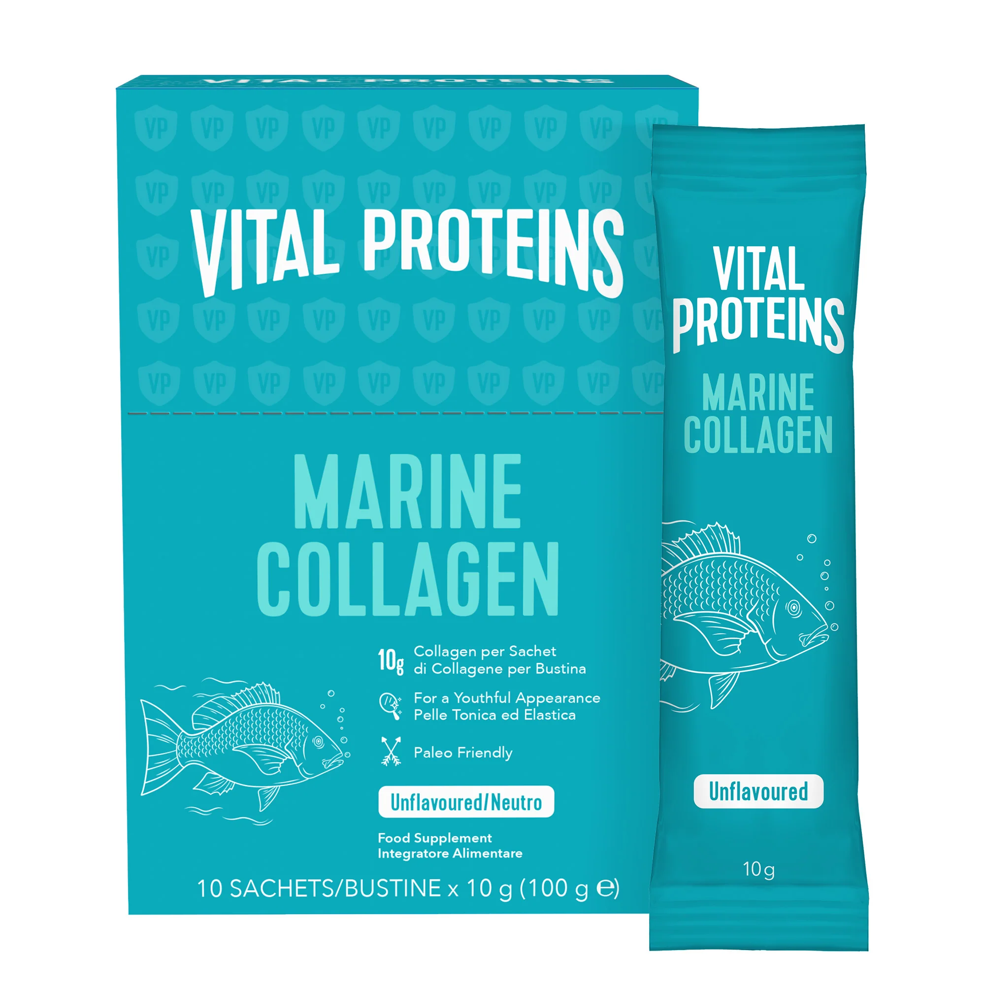 Integratori Alimentari Marine Collagen in Bustina - Integratore Corpo e Detox, Integratore Unghie e Capelli, Integratore Viso