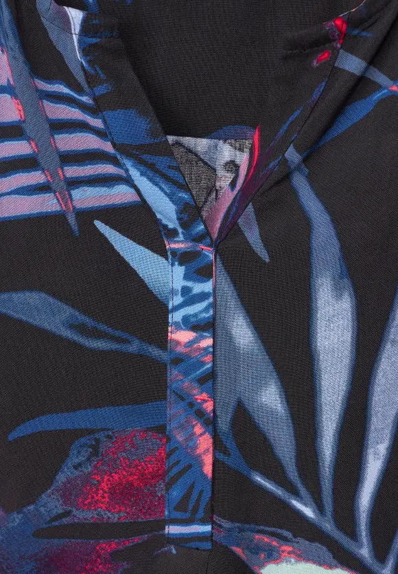 CECIL Blusentop mit Blätterprint