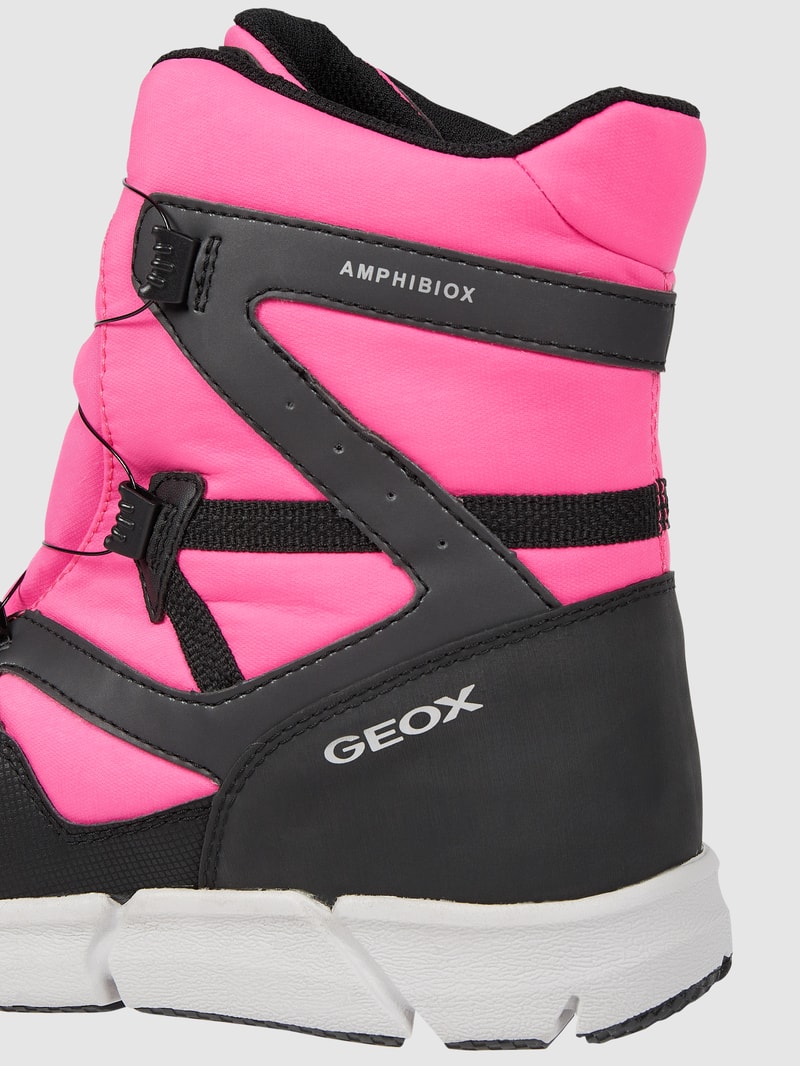 Boots mit Wattierung Modell 'Flexyper' in schwarz