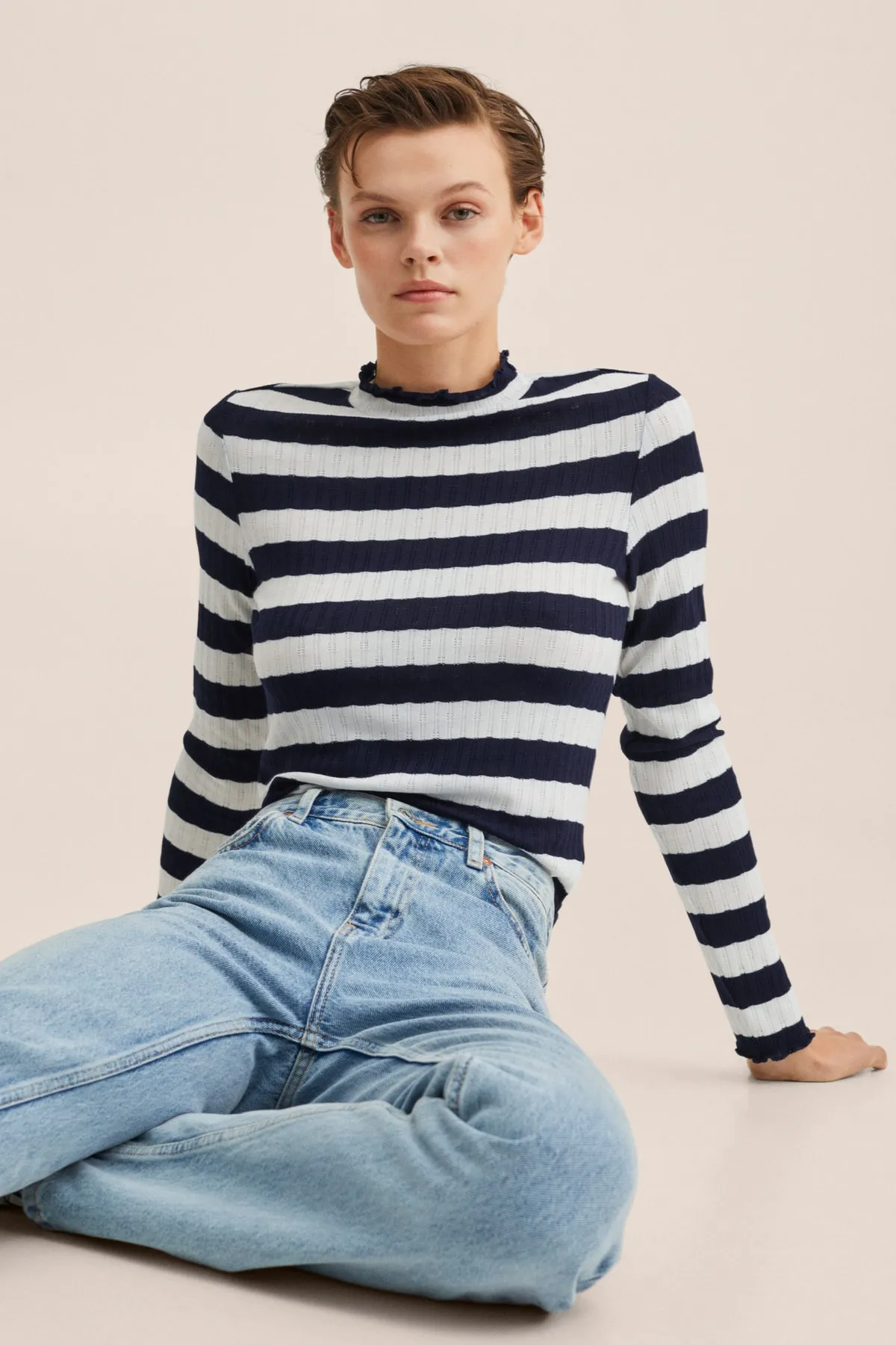 MANGO  27004014 Damen/Mädchen Dark Navy