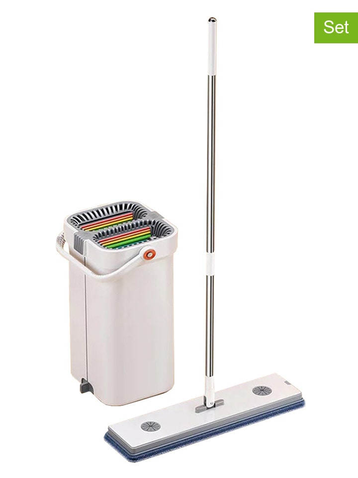 Joybos 2tlg. Bodenwischer-Set in Beige günstig kaufen onesize