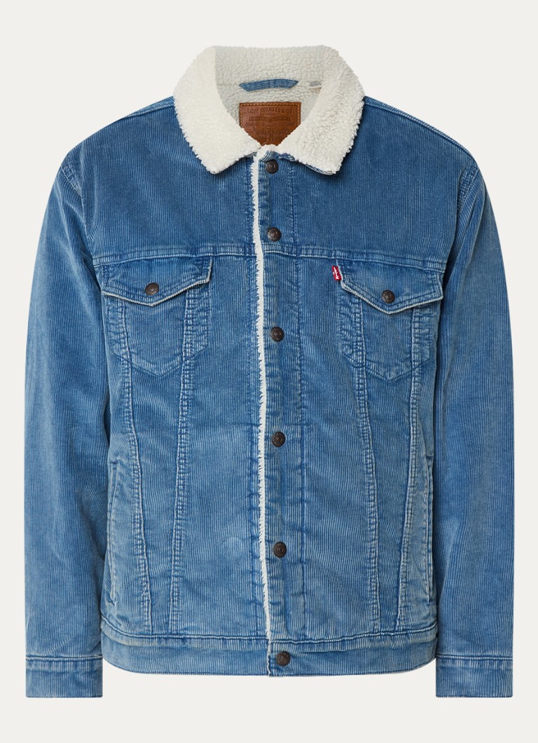 Jachetă Levi's din catifea reiată cu căptușeală din fleece