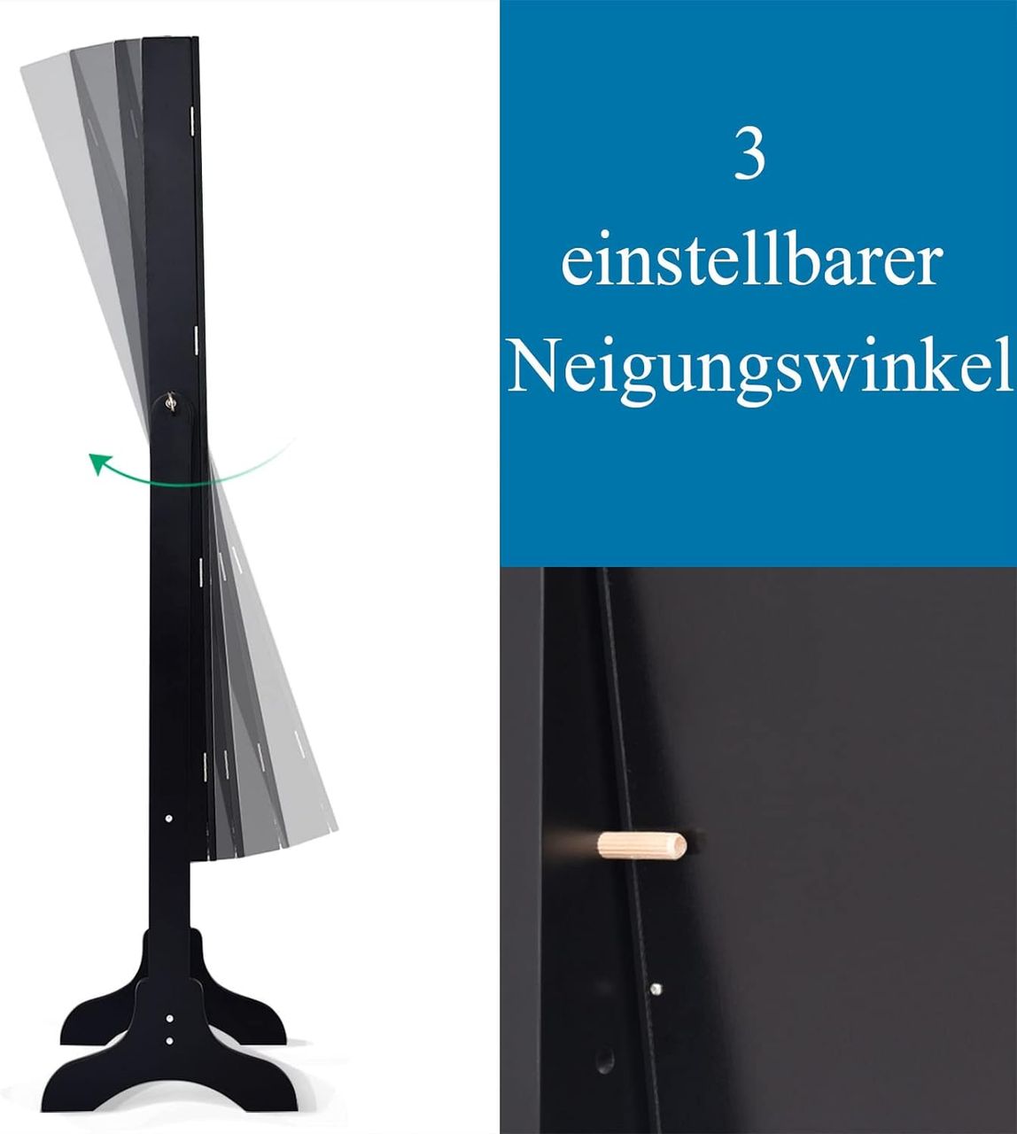 Costway Schmuckschrank neigungsverstellbar