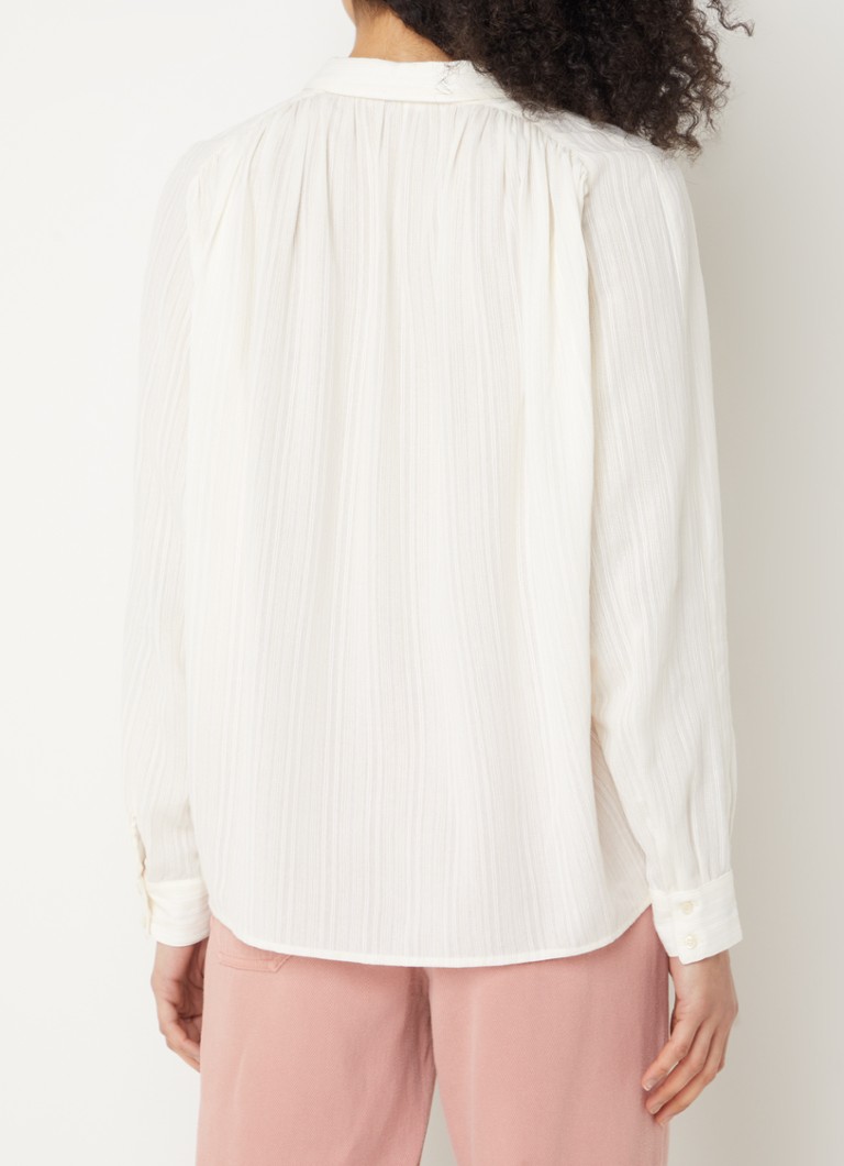 Sessùn Stael semi-transparent textured blouse