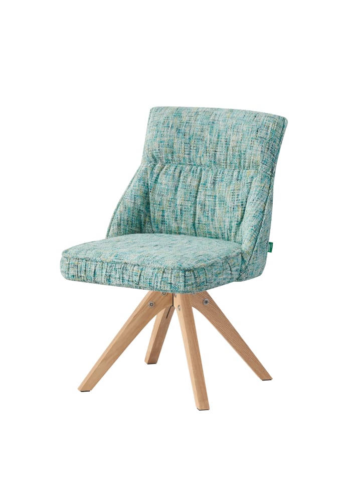 DUBI Möbel 2er-Set: Drehstuhl TALINA in Türkis - (B)49 x (H)84 x  (T)62 cm günstig kaufen onesize
