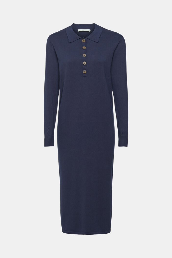 Strickkleid mit Polokragen