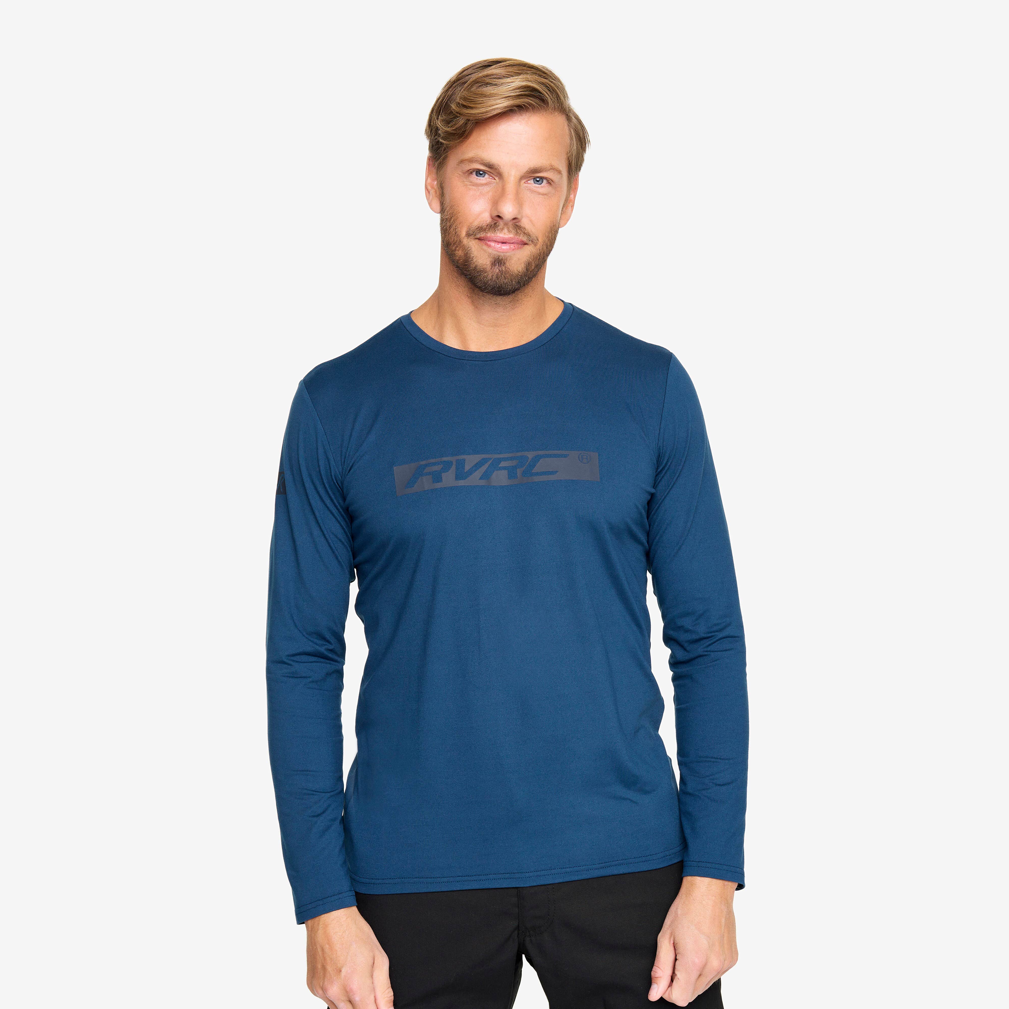 Backpacker LS Tee Homme Dark Blue