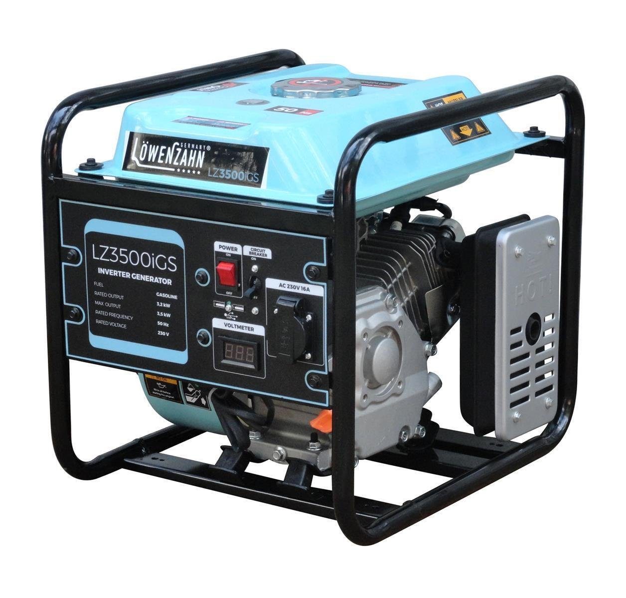 Löwenzahn Stromerzeuger Inverter Stromerzeuger 3500W-4-Takt Motor, (1-tlg)