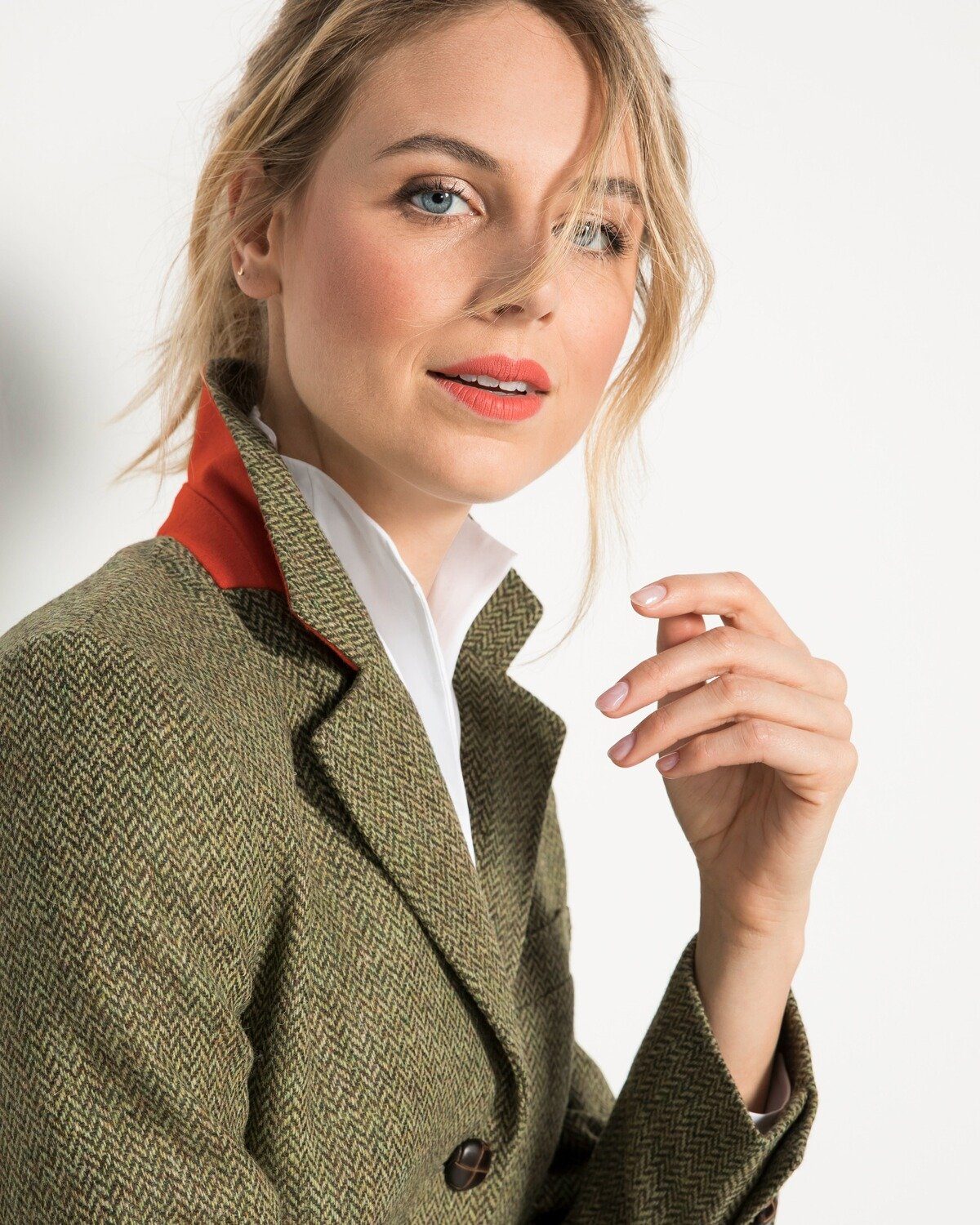Highmoor Jackenblazer Fischgrat-Tweedblazer