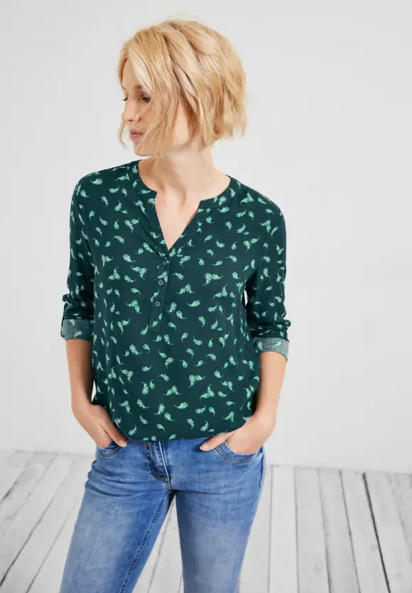 CECIL Bluse mit Minimalmuster