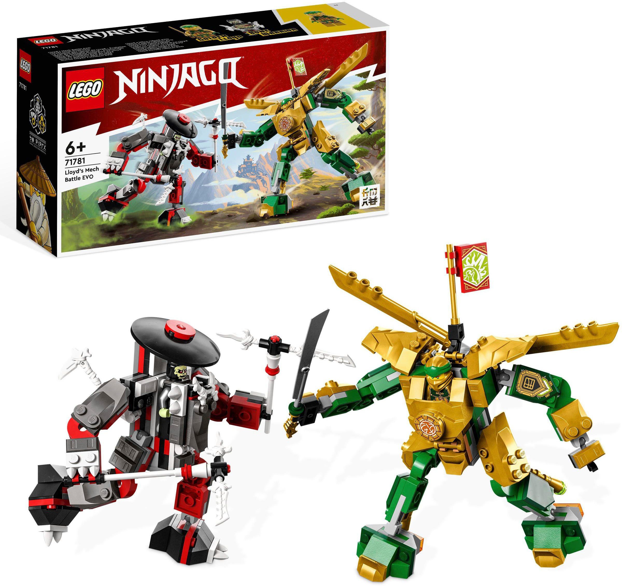 LEGO® Konstruktionsspielsteine Lloyds Mech-Duell EVO (71781), LEGO® NINJAGO, (223 St), Made in Europe