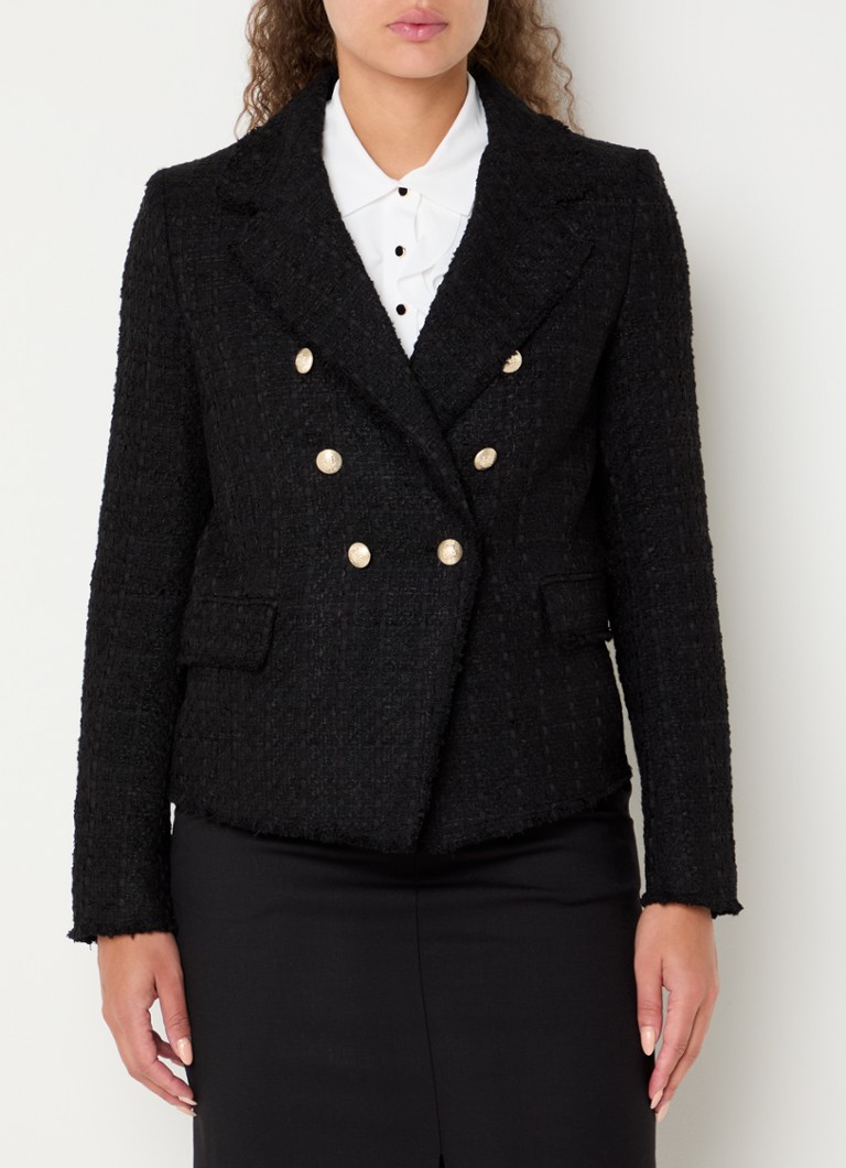Jachetă Myla cu două rânduri de nasturi din bucle și buzunare cu clapă, de la Gerard Darel.