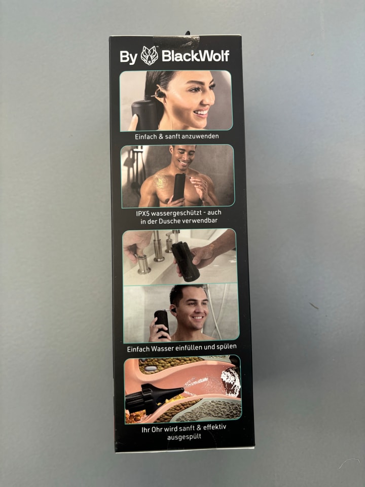MediaShop Ohrendusche Wush in Schwarz günstig kaufen onesize