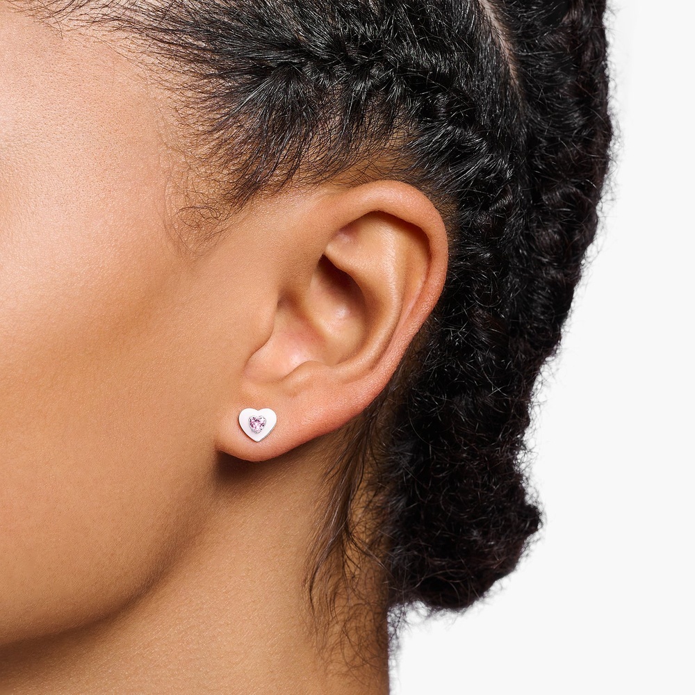 Thomas Sabo Boucles d'oreilles à fermoir à poussette 925 Argent Boucles d'oreilles