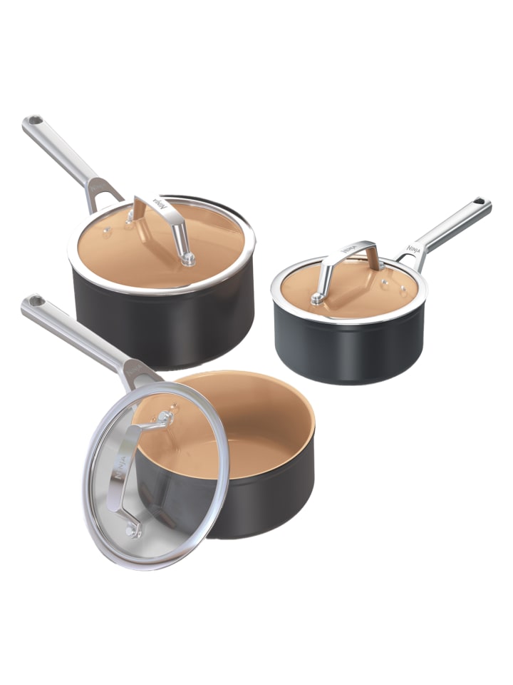 NINJA Topf-Set CW93000DE Premium Keramik in grau günstig kaufen onesize