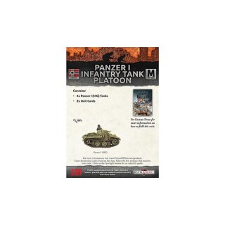 Panzer I Infantry Tank Platoon (4)