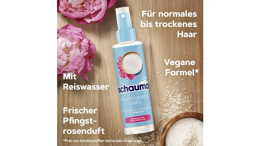 SCHAUMA Sprüh-Spülung Feuchtigkeit & Glanz 200 ml