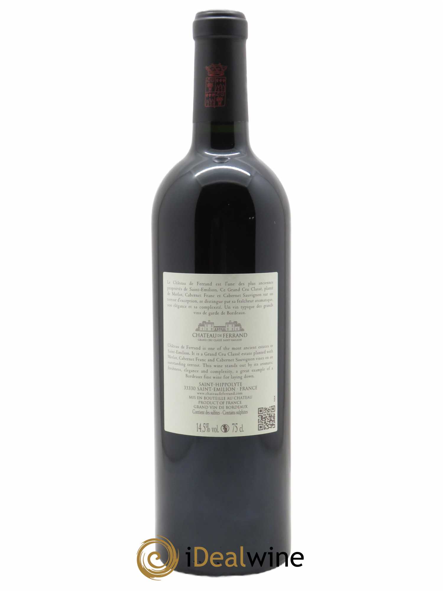 Château de Ferrand Grand Cru Classé  2020 - Lot de 1 Bouteille