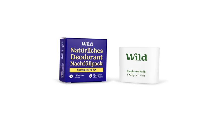 Wild Deodorant Thunderstorm Nachfüllung 40 g