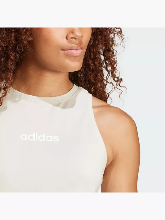 adidas Essentials Linear Slim Cotton Tanktop