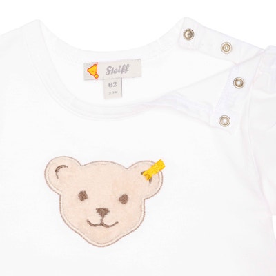 T-Shirt kurzarm, weiß für Mädchen