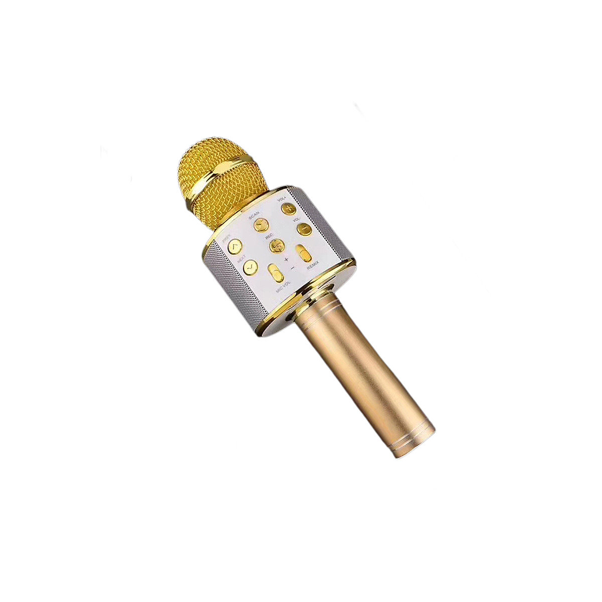 KTV Handheld LED-Leuchten Drahtloses Karaoke-Mikrofon Farbige Lichter Pro Mikrofon Bluetooth-Lautsprecher mit Tanzen Led