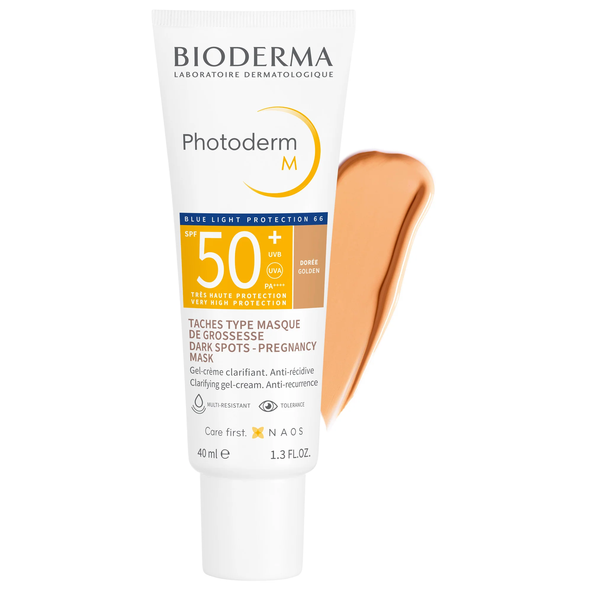 Photoderm M Gél-Crème SPF50+ - Vysoko ochranný opaľovací krém na tvár.