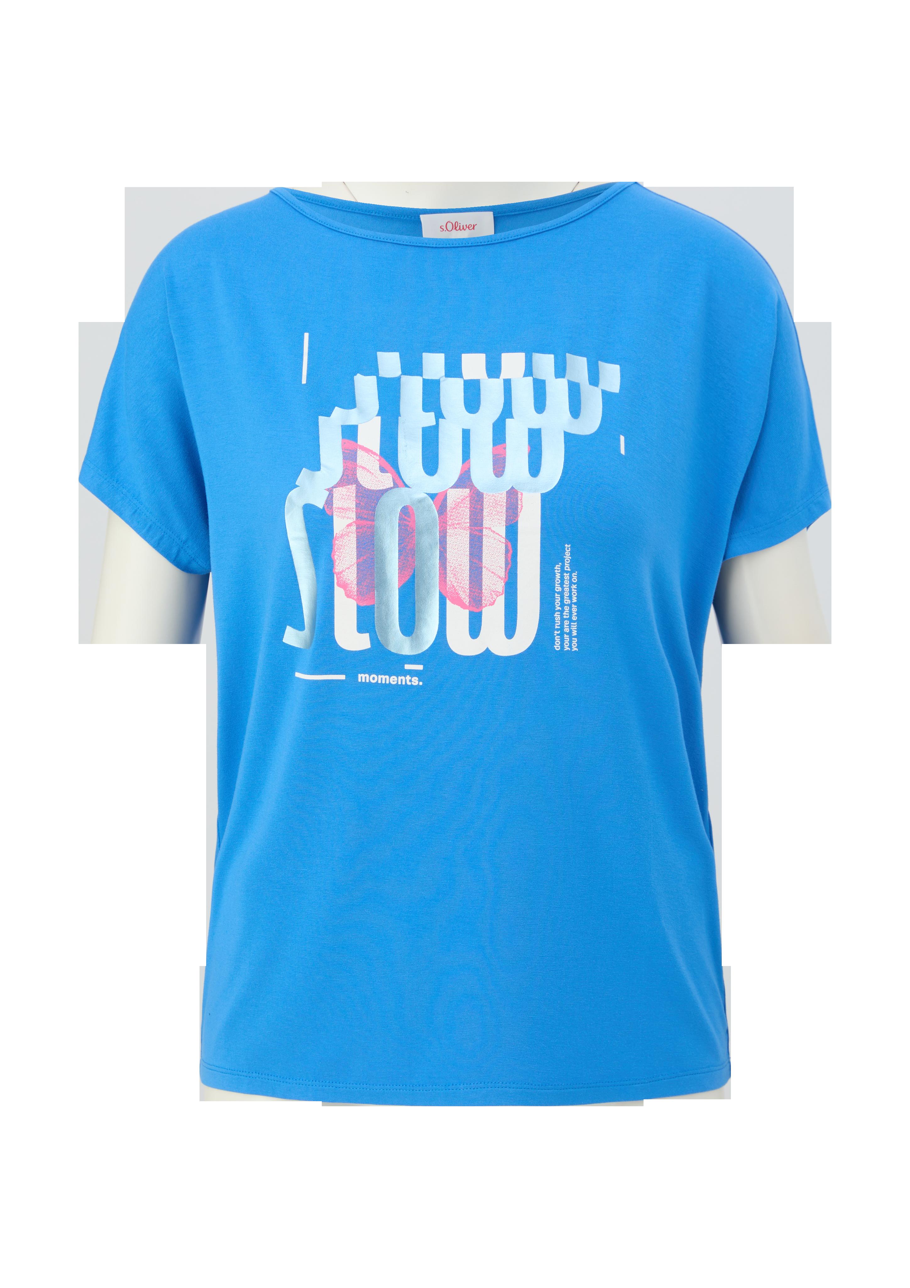 T-Shirt mit Frontprint  2130697-55D0