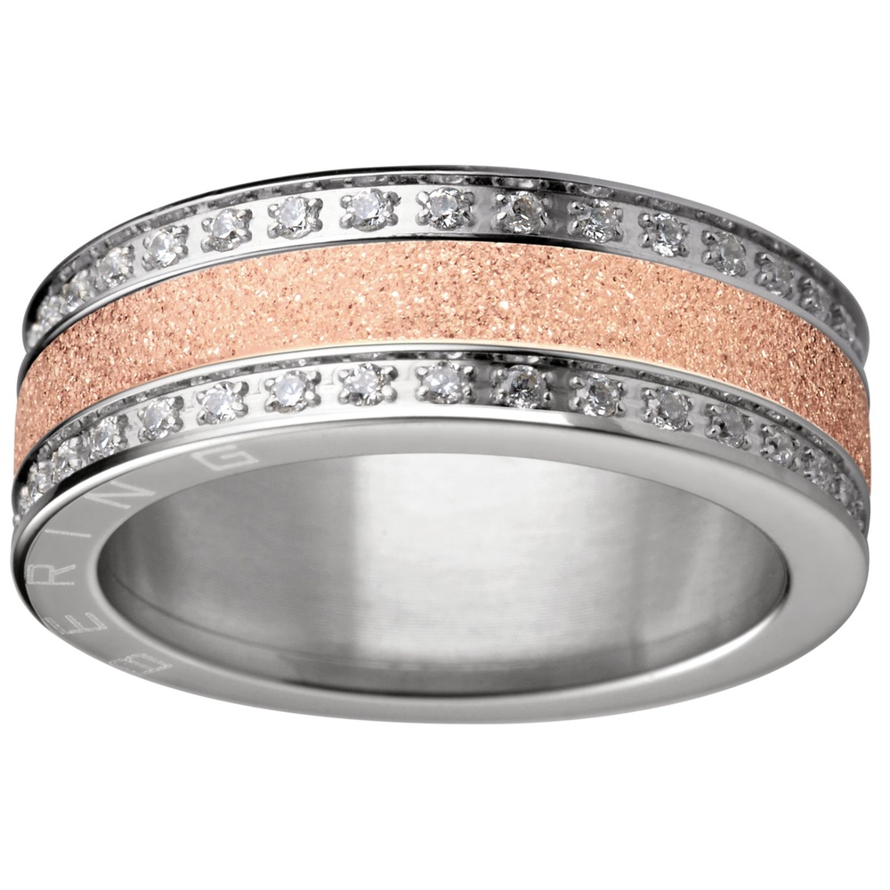 Bering Bague en acier inoxydable Acier inoxydable argent Bague