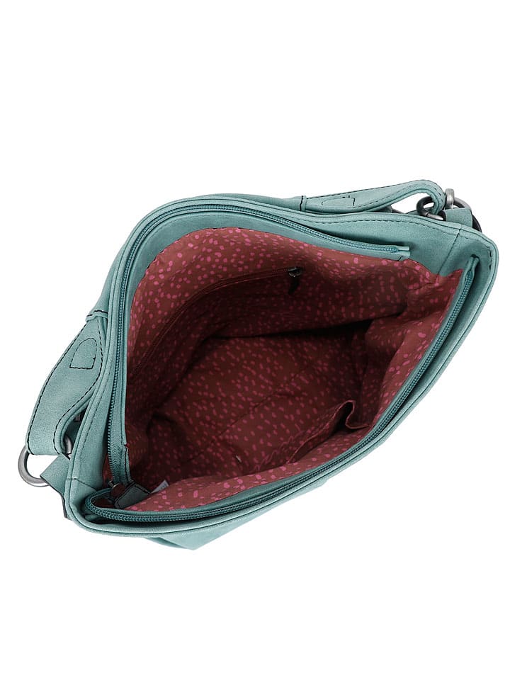Fritzi aus Preußen Schultertasche in Türkis - (B)15 x (H)32 x (T)34 cm günstig kaufen onesize