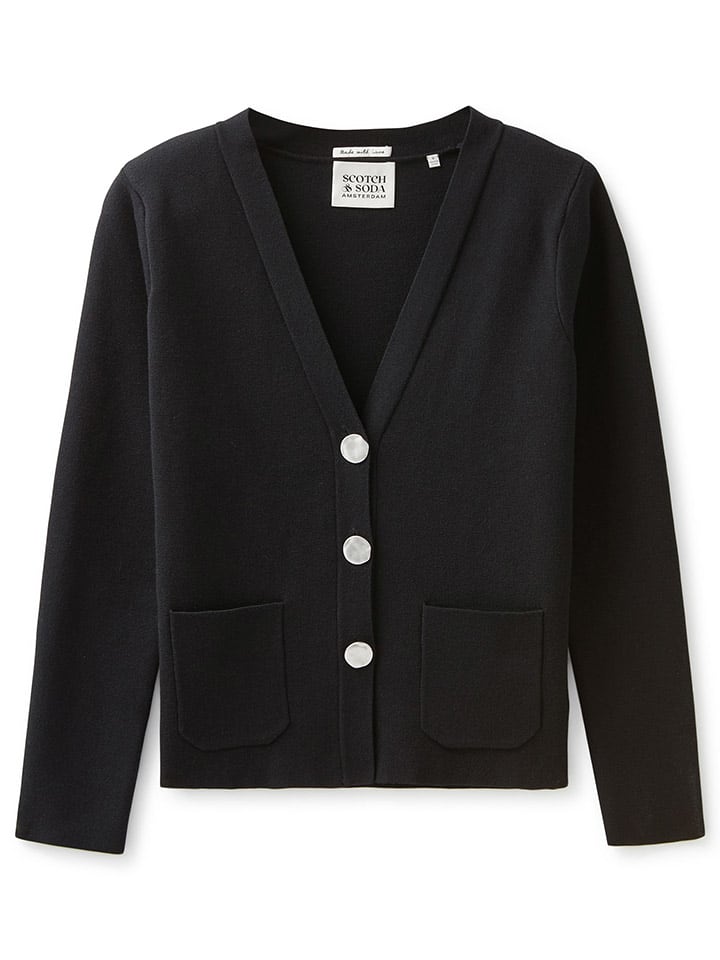 Scotch & Soda Cardigan in Schwarz günstig kaufen