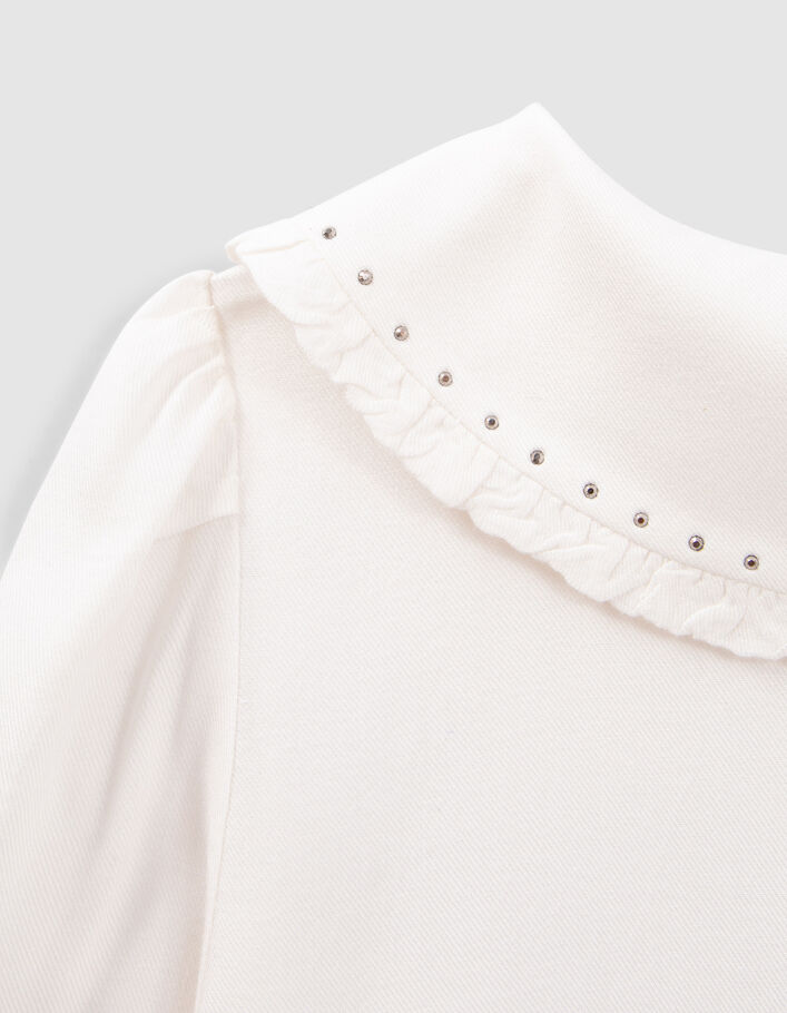 Chemise blanche LENZING™ ECOVERO™ col clouté fille