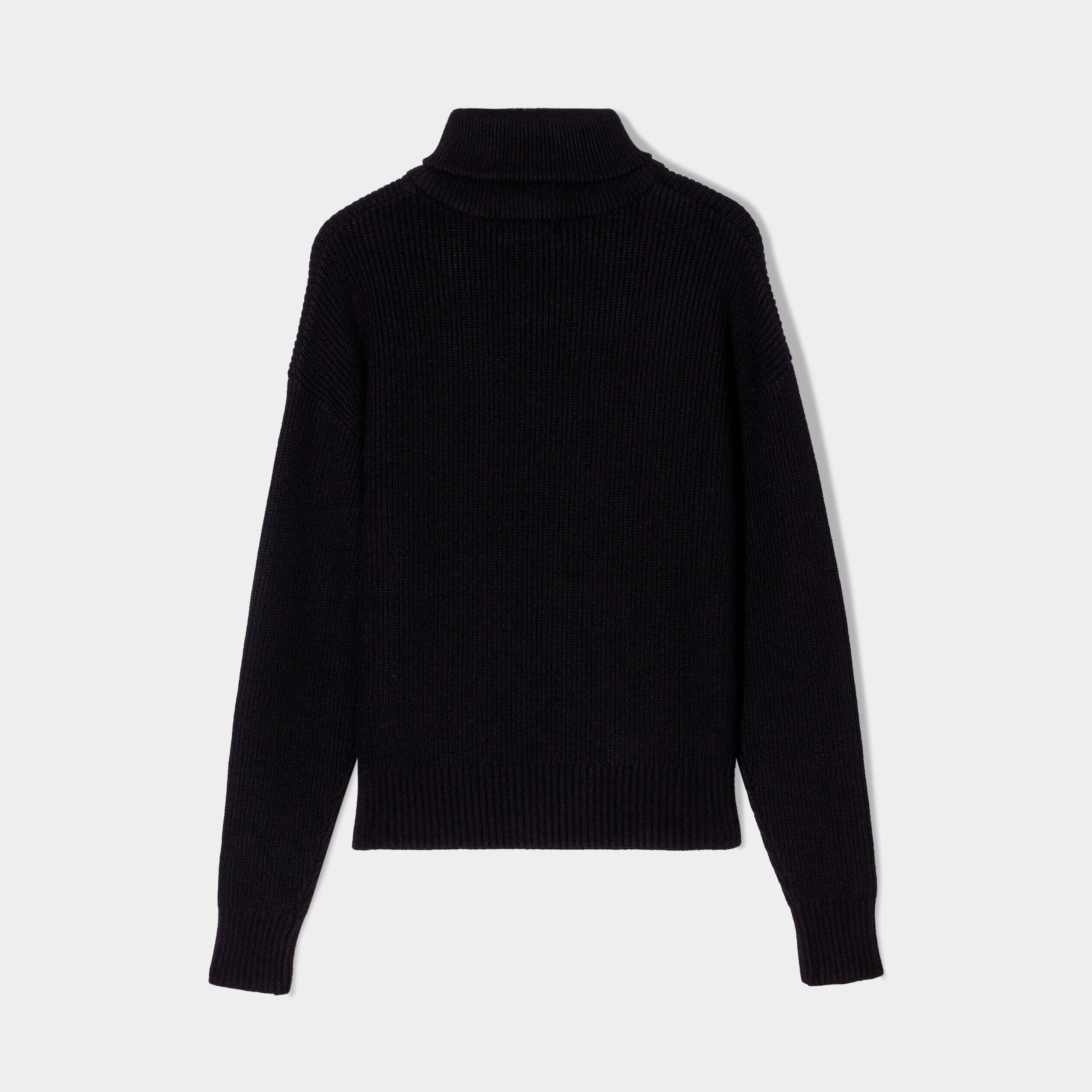 Pull col camionneur noir femme | Cache Cache