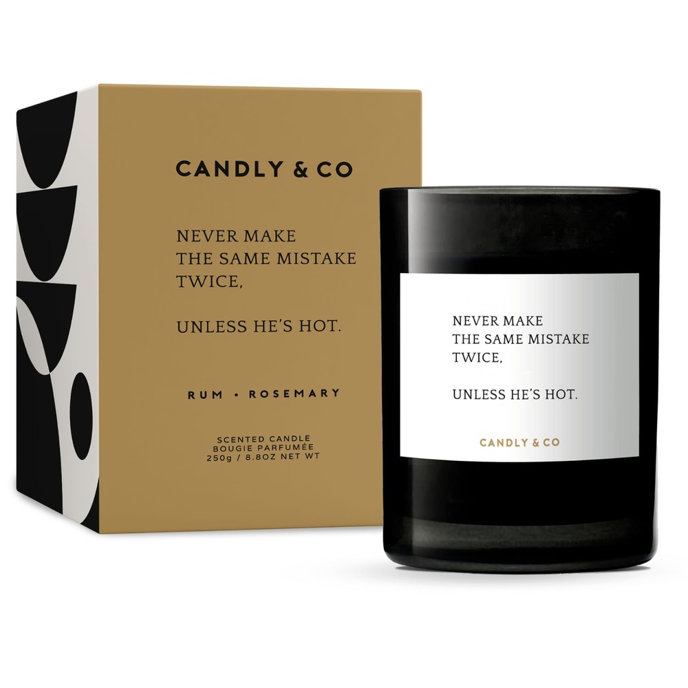 candly&co Bougie No. 1 “Never make the same mistake twice” Bougie