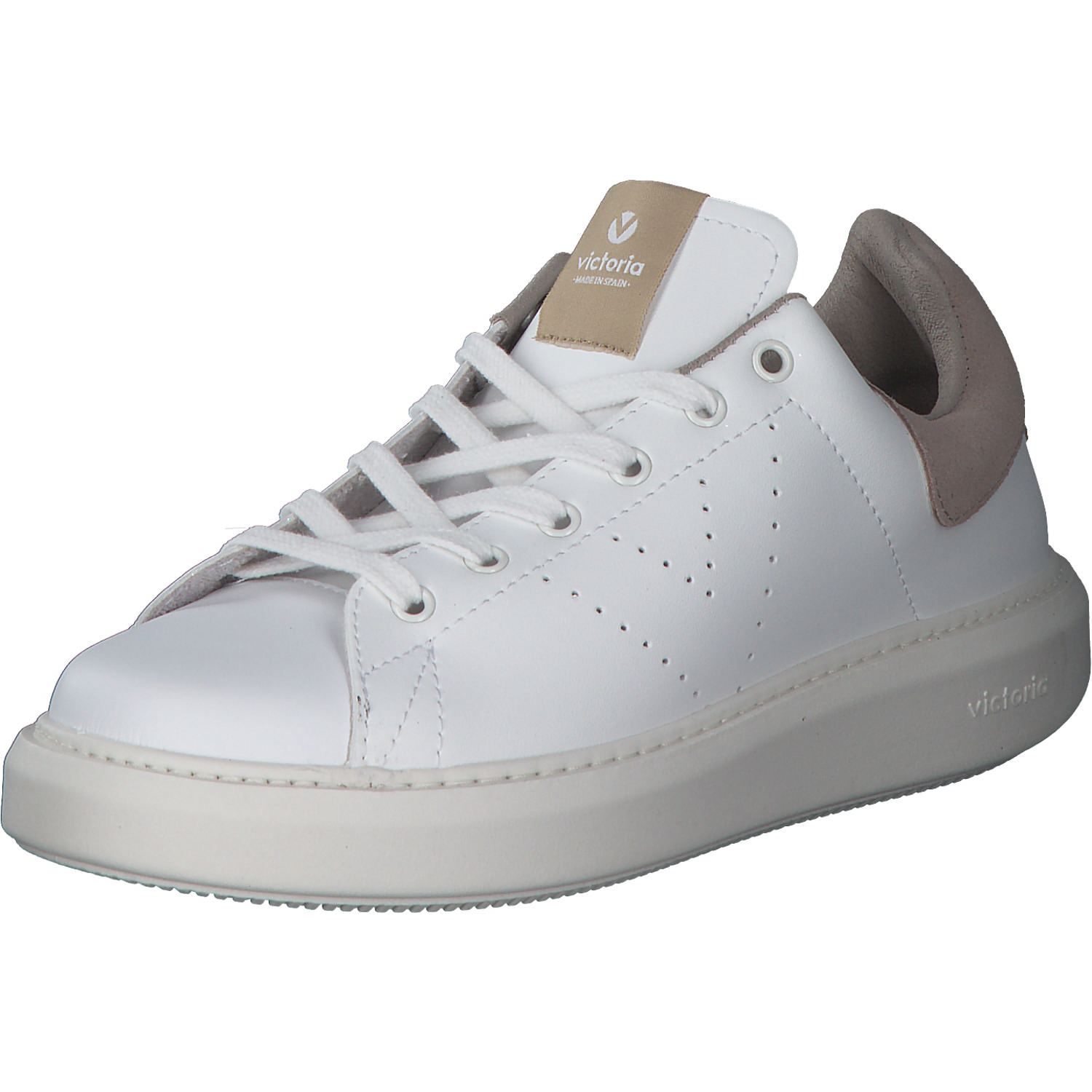 Viktoria 1263101, Sneakers Low, Damen, nude/white