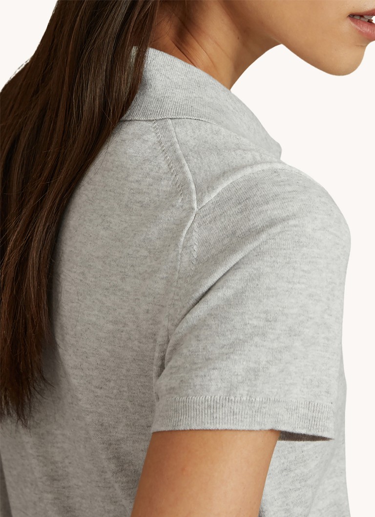 Reiss Polly polo with melange design
