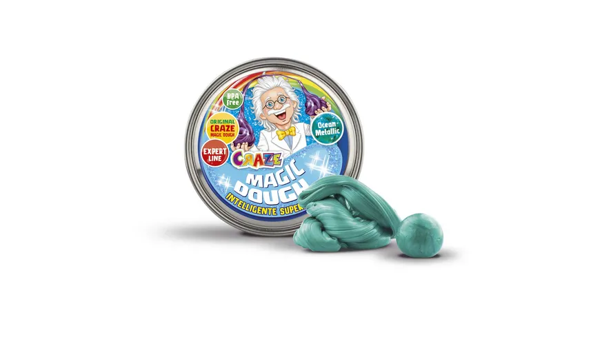 CRAZE - MAGIC DOUGH Dose mit 70gr intelligenter Superknete - Professor 70 g