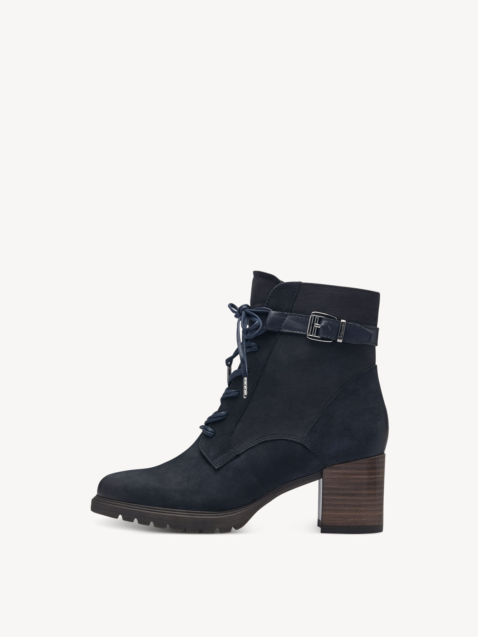 Bottine en cuir - bleu
