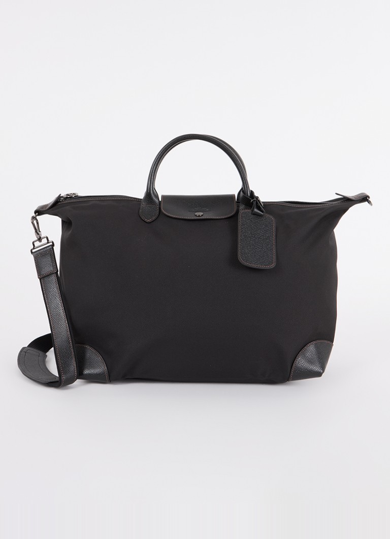 Longchamp Boxford M Wochenendtasche aus Canvas mit Lederdetails