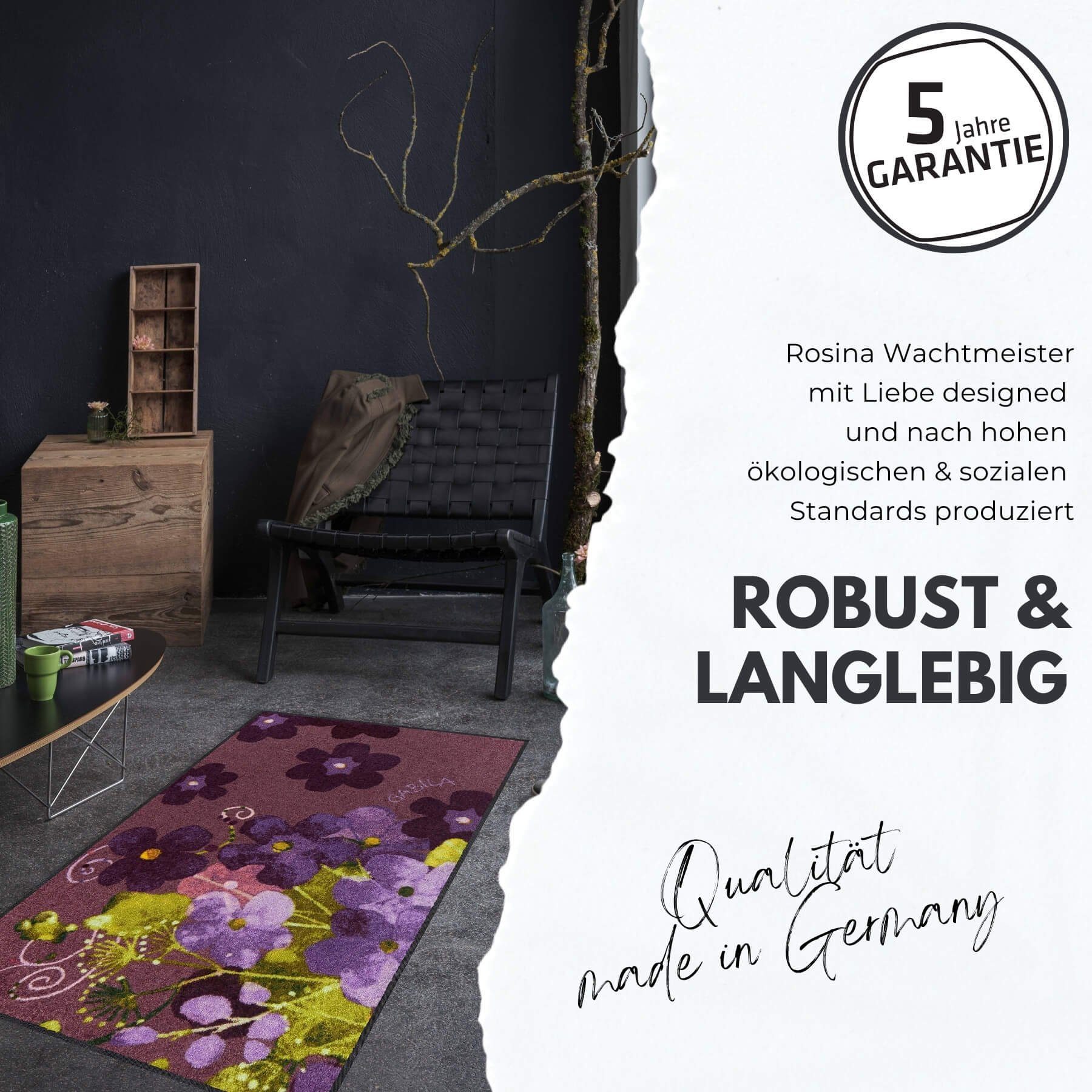 Läufer Rosina Wachtmeister Läufer Sleep Well Salonloewe waschbar 75x190 cm, Salonloewe, Läufer, Höhe: 7 mm