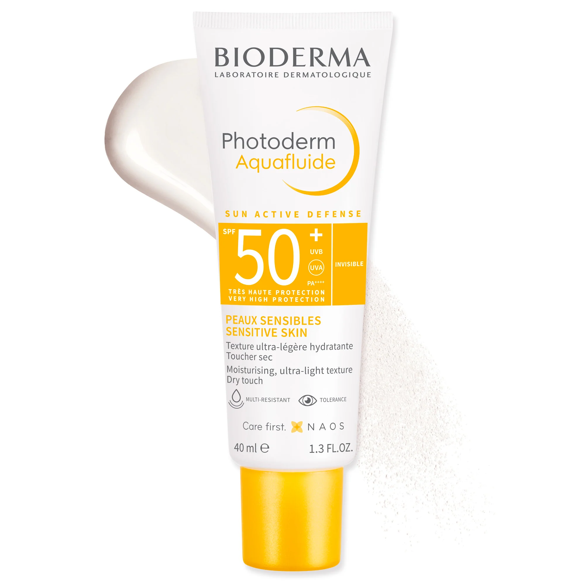 Photoderm Aquafluid SPF50+ - Korkeasuojainen aurinkosuoja kasvoille.
